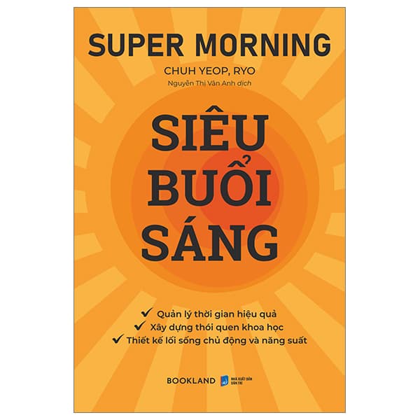 Sách Super Morning - Siêu Buổi Sáng - Chuh Yeop
