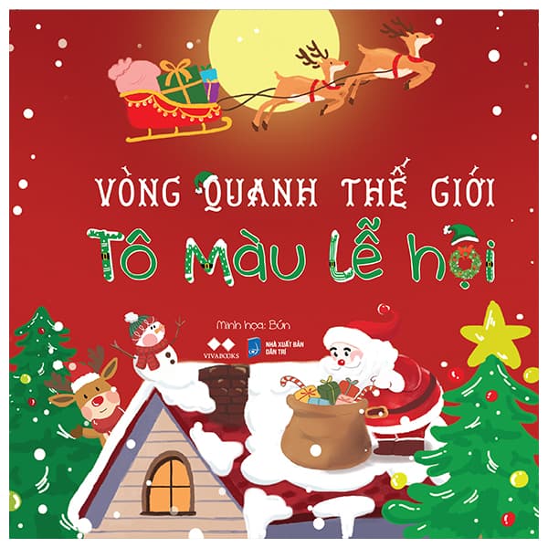 Sách Vòng Quanh Thế Giới - Tô Màu Lễ Hội