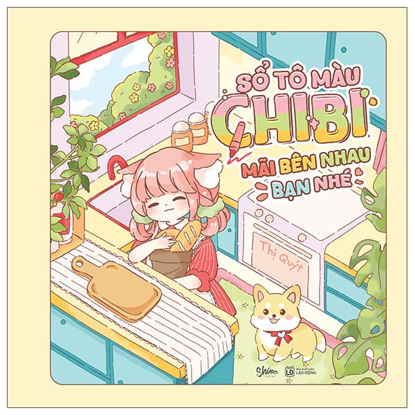 Sách Sổ Tô Màu Chibi - Mãi Bên Nhau Bạn Nhé - Thị Quýt