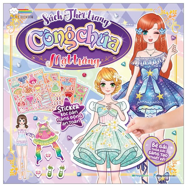 Sách Sách Thời Trang - Công Chúa Mặt Trăng - Little Raibow