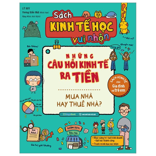 Sách Sách Kinh Tế Học Vui Nhộn - Những Câu Hỏi Kinh Tế Ra Tiền - Mua N - Lý Huy