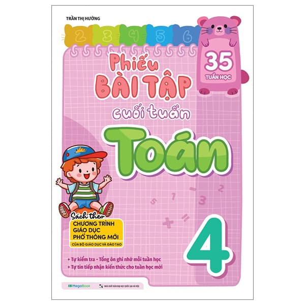 Sách Phiếu Bài Tập Cuối Tuần Toán 4 - Trần Thị Hường