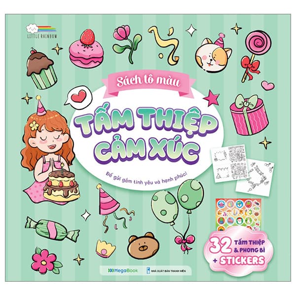 Sách Sách Tô Màu - Tấm Thiệp Cảm Xúc