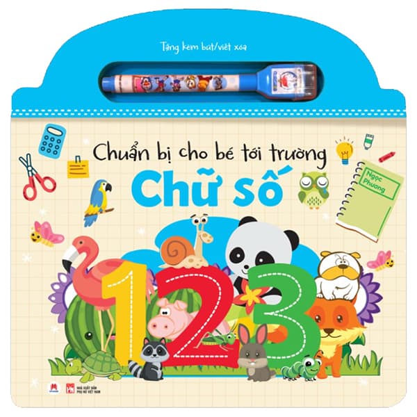 Sách Chuẩn Bị Cho Bé Tới Trường - Chữ Số (Tái Bản 2023) - Phương Phương