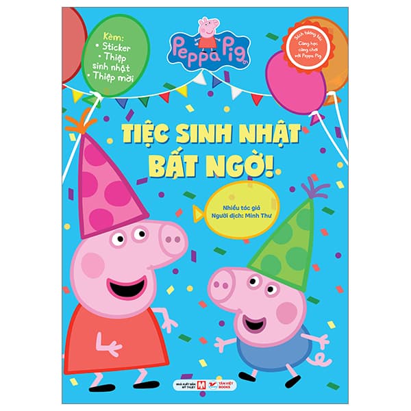 Sách Sách Tương Tác - Cùng Học Cùng Chơi Với Peppa Pig - Tiệc Sinh Nhật - Nhiều Tác Giả