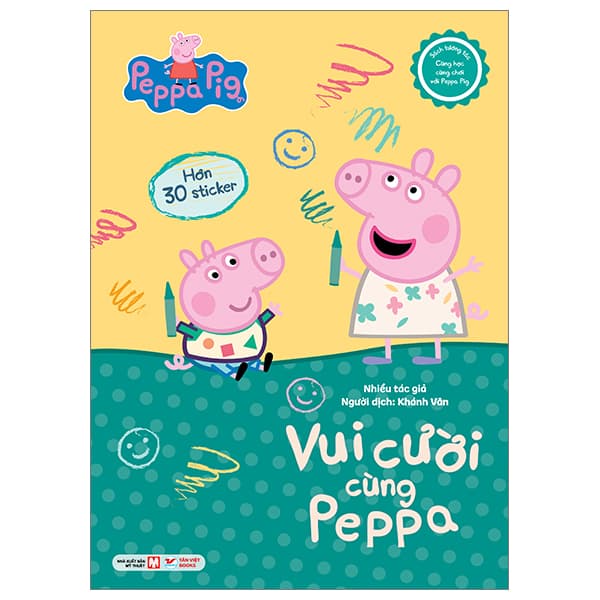 Sách Sách Tương Tác - Cùng Học Cùng Chơi Với Peppa Pig - Vui Cười Cùng - Vũ