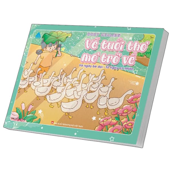 Sách Cozy Healing - Vẽ Tuổi Thơ Mơ Trở Về - Vẽ Ngày Bé Dại - Tô Ngày - Lant