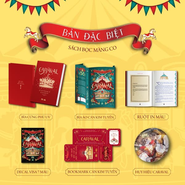 Sách Caraval - Bản Đặc Biệt - Bìa Cứng - Tặng Kèm Bookmark Cán Kim Tuy� - Kim Hyojin