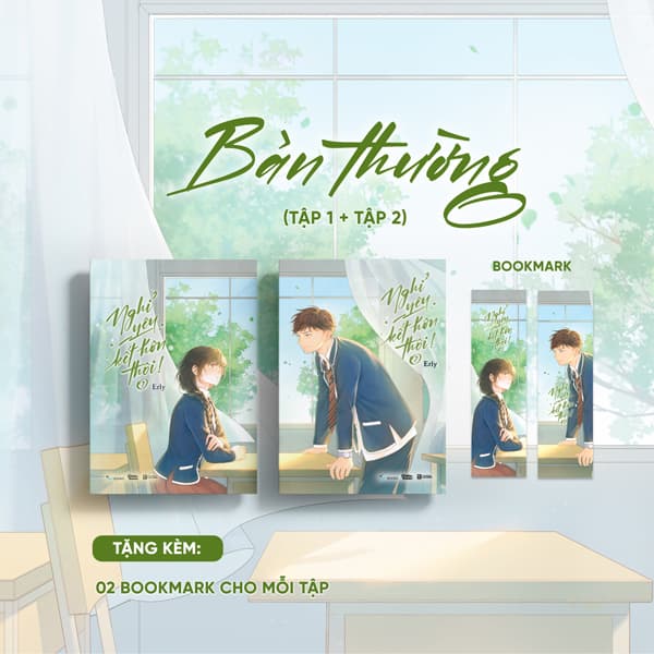 Sách Bộ Sách Nghỉ Yêu, Kết Hôn Thôi! - Tập 1 + Tập 2 (Bộ 2 Tập) - T� - Erly