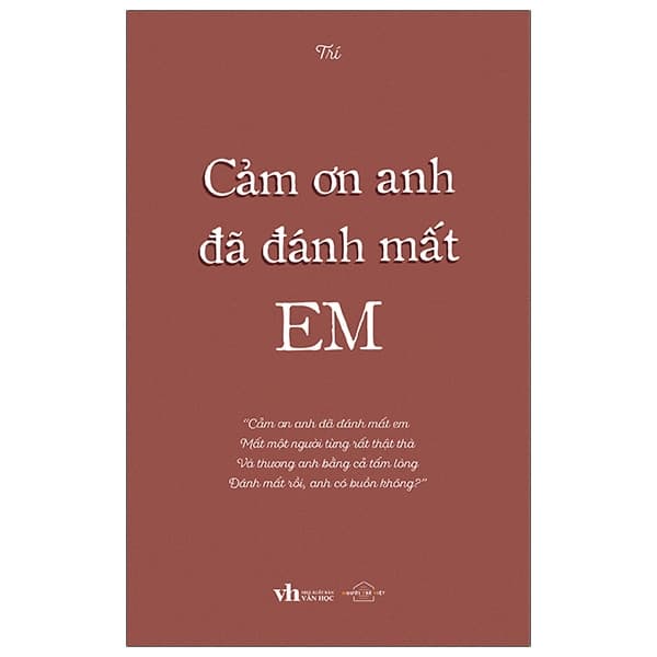 Sách Cảm Ơn Anh Đã Đánh Mất Em