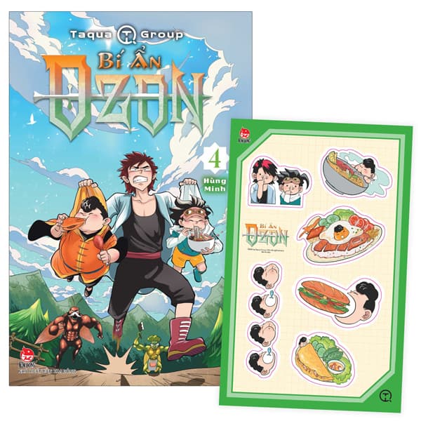 Truyện Tranh Bí Ẩn Ozon - Tập 4 - Hùng Minh - Tặng Kèm Bảng Sticker - Taqua Group