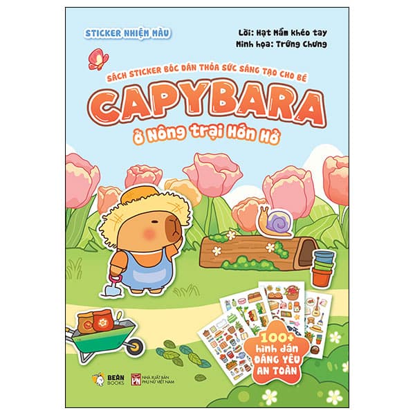 Sách Capybara ở nông trại Hớn Hở - Hạt Mầm khéo tay