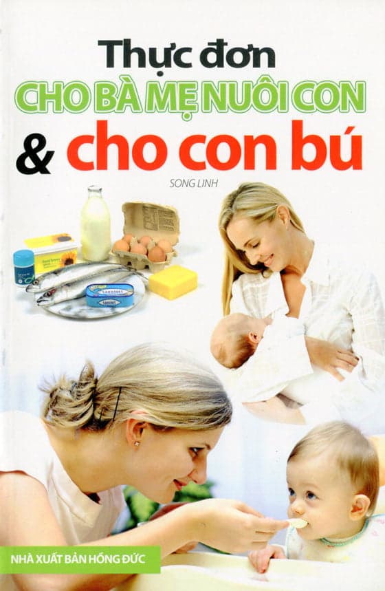Sách Thực Đơn cho Bà Mẹ Nuôi Con & cho Con Bú - Song Linh