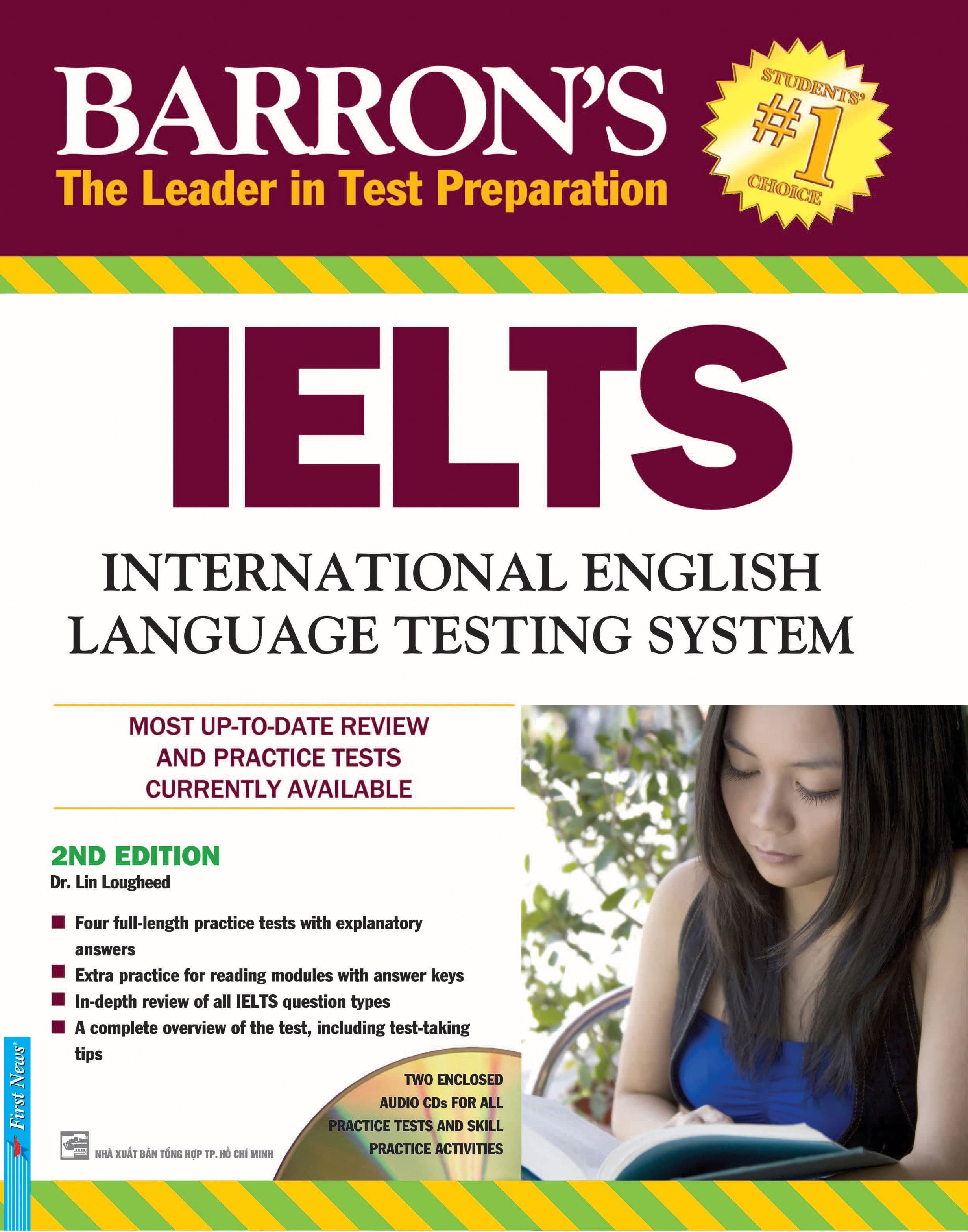 Sách Barron's IELTS International English (2nd Edition)+2CD (Tái Bản 2018) - Dr Lin Lougheed