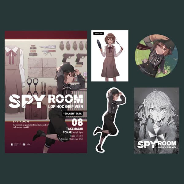 Sách SPY ROOM - Lớp Học Điệp Viên - Tập 8 - Sougen Sara - Bản Đặc Biệ - Takemachi