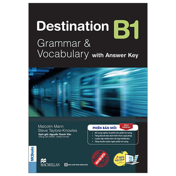 Sách Destination B1 - Grammar And Vocabulary With Answer Key (Tái Bản 2025) - Malcom Mann