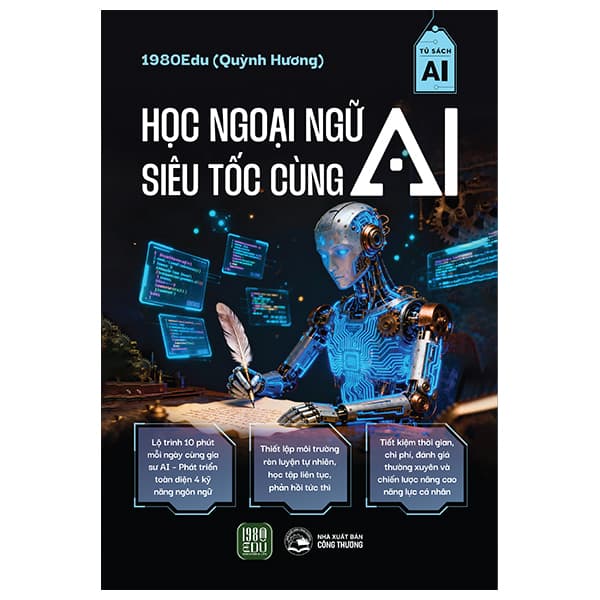 Sách Học Ngoại Ngữ Siêu Tốc Cùng AI - 1980Edu