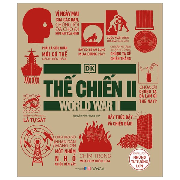 Sách Thế Chiến II - Khái Lược Những Tư Tưởng Lớn - Bìa Cứng - Chì