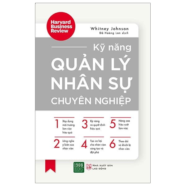 Sách Kỹ Năng Quản Lý Nhân Sự Chuyên Nghiệp (Tái Bản 2024) - Whitney Johnson