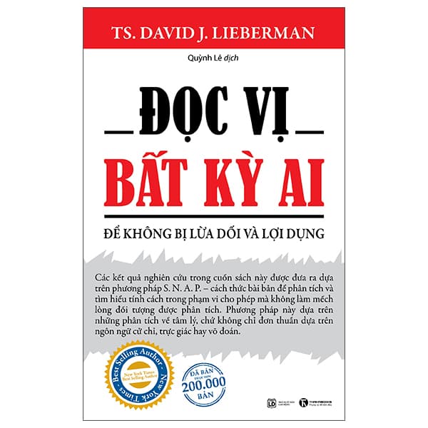 Sách Đọc Vị Bất Kỳ Ai - Để Không Bị Lừa Dối Và Lợi Dụng (Tái - David Spencer