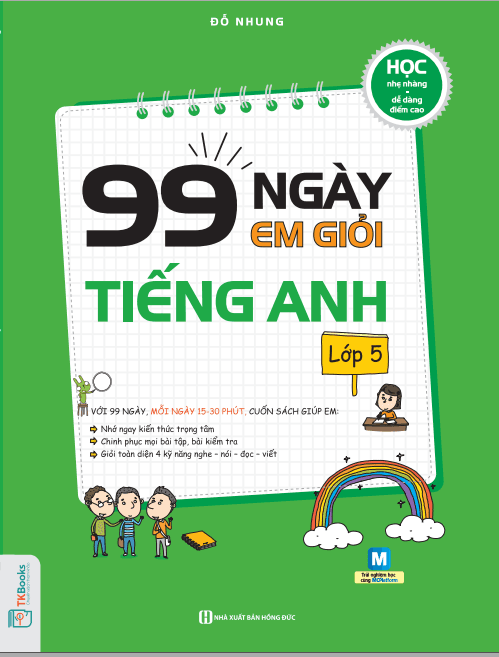 Sách 99 Ngày Em Giỏi Tiếng Anh - Lớp 5 - Đỗ Nhung