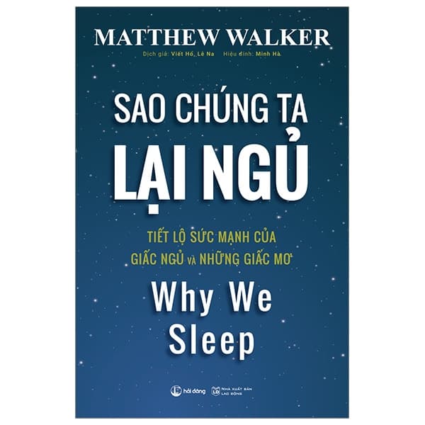 Sách Sao Chúng Ta Lại Ngủ - Why We SLeep - Matthew Walker
