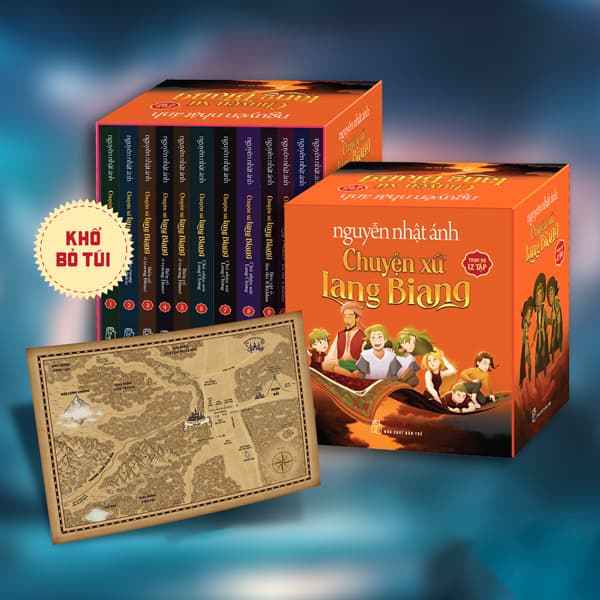 Sách Boxset Chuyện Xứ Lang Biang - Khổ Bỏ Túi (Hộp 12 Cuốn) - Tặng Kèm - Nguyễn Nhật Ánh