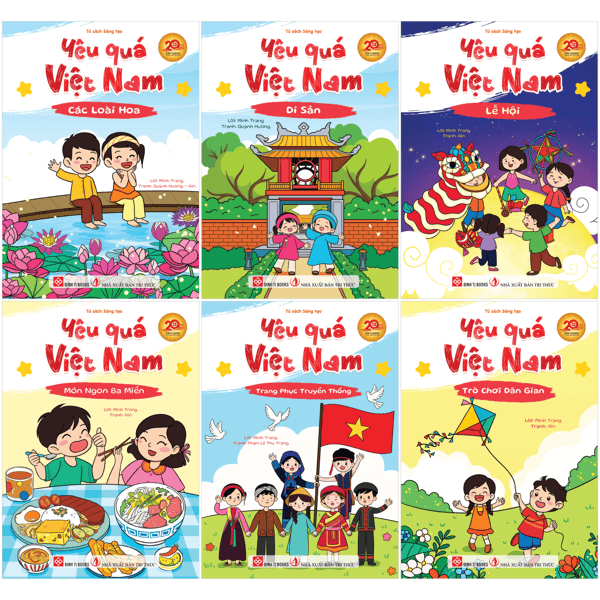 Sách Bộ Sách Yêu Quá Việt Nam (Bộ 6 Cuốn) - Minh Trang