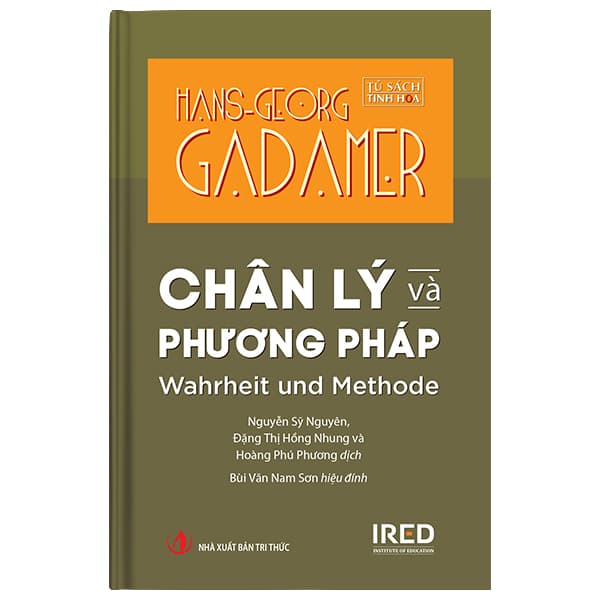 Sách Chân Lý Và Phương Pháp - Wahrheit Und Methode - Bìa Cứng