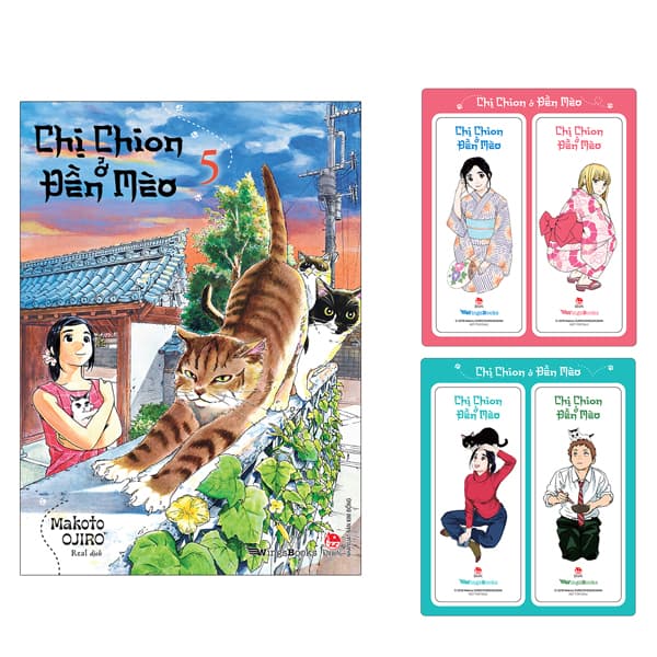 Truyện Tranh Chị Chion Ở Đền Mèo - Tập 5 - Tặng Kèm 2 Set Bookmark - Makoto Ojiro