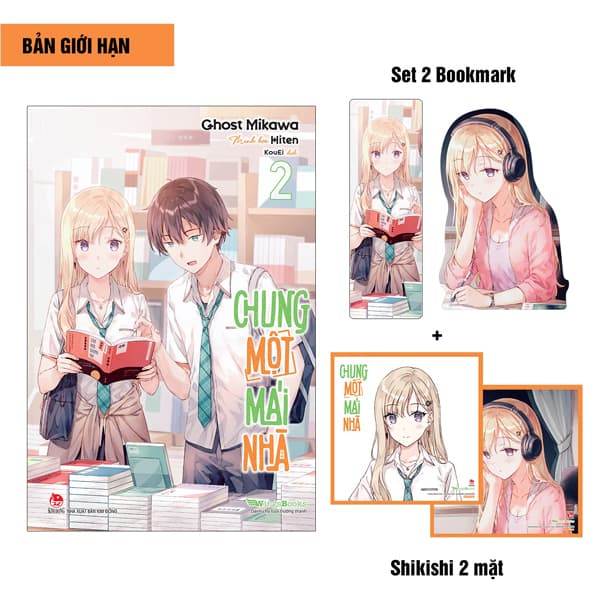 Sách Chung Một Mái Nhà - Tập 2 - Bản Giới Hạn - Tặng Kèm Set 2 Bookmark - Ghost Mikawa