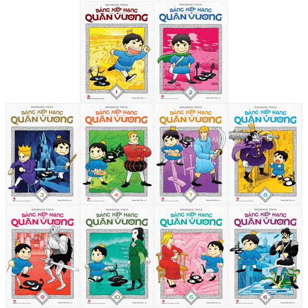 Truyện Tranh Combo Manga - Bảng Xếp Hạng Quân Vương: Tập 1 - 10 (Bộ 10 T - Sousuke Toka