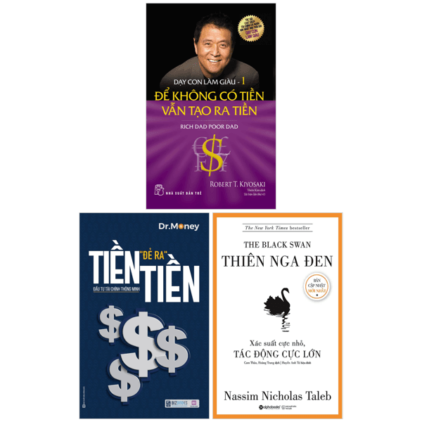 Sách Combo Sách Tư Duy Tài Chính Cốt Lõi - Nassim Nicholas Taleb