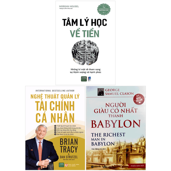 Sách Combo Sách Hiểu Tiền, Quản Tiền và Dùng Tiền - Morgan Housel