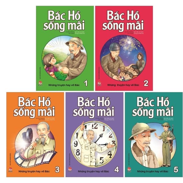 Sách Combo Bác Hồ Sống Mãi: Những Mẩu Chuyện Hay Về Bác (Bộ 5 Tập) - Kim Phàn