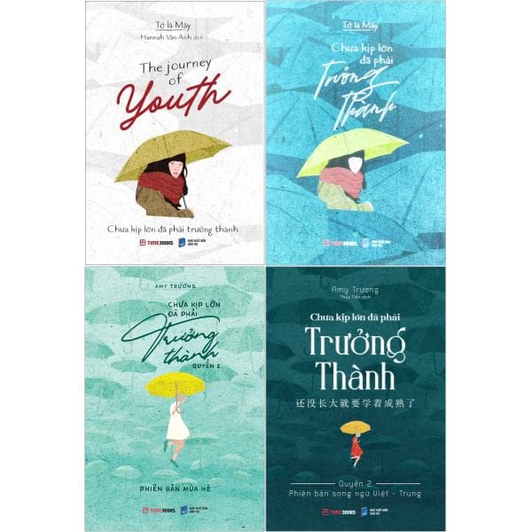Combo TruyệnCombo Sách Chưa Kịp Lớn Đã Phải Trưởng Thành (Bộ 4 Cuốn - Amy Trương