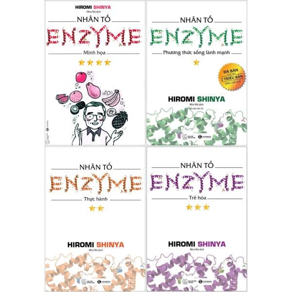 Sách Combo Sách Nhân Tố Enzyme - Tập 1-4 (Bộ 4 Cuốn) (Tái Bản) - Hiromi Shinya