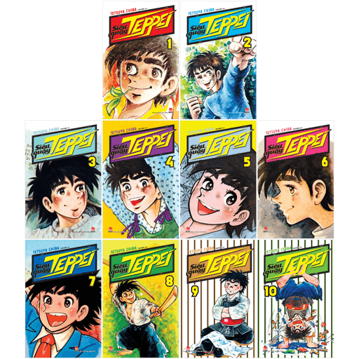 Truyện Tranh Combo Manga - Siêu Quậy Teppei: Tập 1 - 10 (Bộ 10 Tập) - Tetsuya Chiba