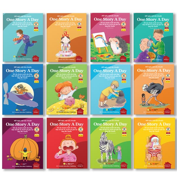 Sách Combo Sách Mỗi Ngày Một Câu Chuyện - One Story A Day - 365 Câu Chuyện - DC Canada Education Publishing