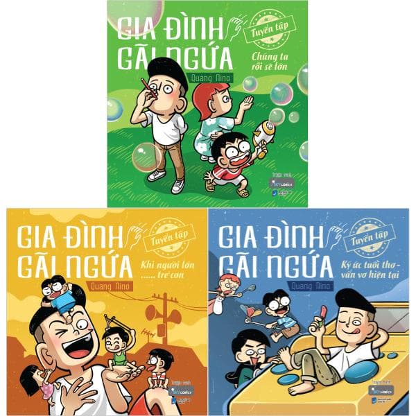 Truyện Tranh Combo Sách Gia Đình Gãi Ngứa (Bộ 3 Cuốn) - Quang Nino
