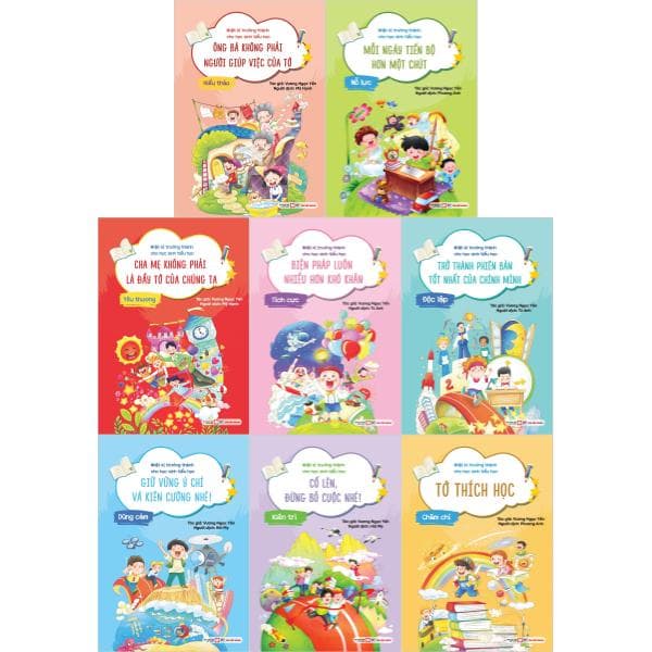 Sách Combo Sách Nhật Kí Trưởng Thành Cho Học Sinh Tiểu Học (Bộ 8 Cuố - Vương Ngọc Yến