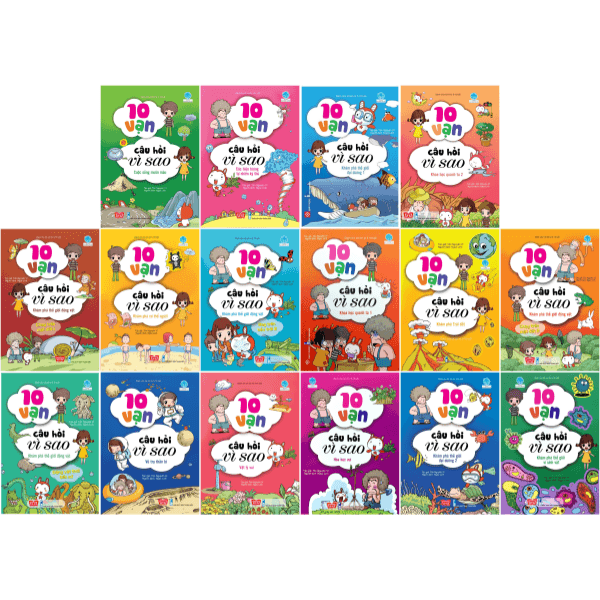 Sách Combo Sách 10 Vạn Câu Hỏi Vì Sao (Bộ 16 Cuốn) - Tôn Nguyên Vĩ