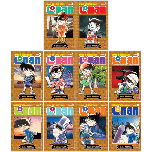 Truyện Tranh Combo Manga - Thám Tử Lừng Danh Conan : Tập 1 - 10 - Bản Nâng - Gosho Aoyama