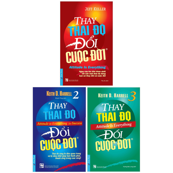 Sách Combo Sách Thay Thái Độ Đổi Cuộc Đời - Tập 1 + Tập 2 + Tập 3 ( - Jeff Keller