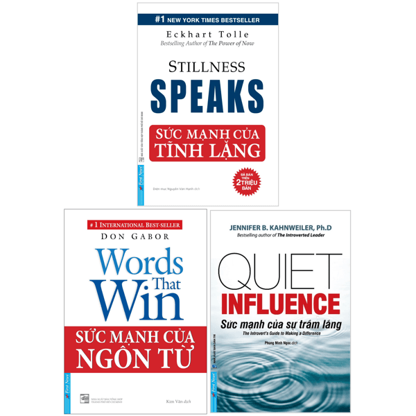 Sách Combo Sách Sức Mạnh Của Tĩnh Lặng + Sức Mạnh Của Ngôn Từ + S� - Eckhart Tolle