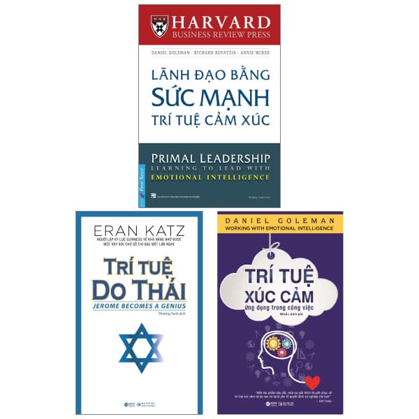 Sách Combo Sách Trí Tuệ Xúc Cảm Ứng Dụng Trong Công Việc + Lãnh Đạo - Eran Katz