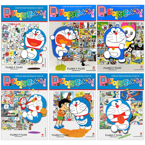 Truyện Tranh Combo Manga - Doraemon - Tuyển Tập Tranh Truyện Màu Kĩ Thuật S - Fujiko F Fujio