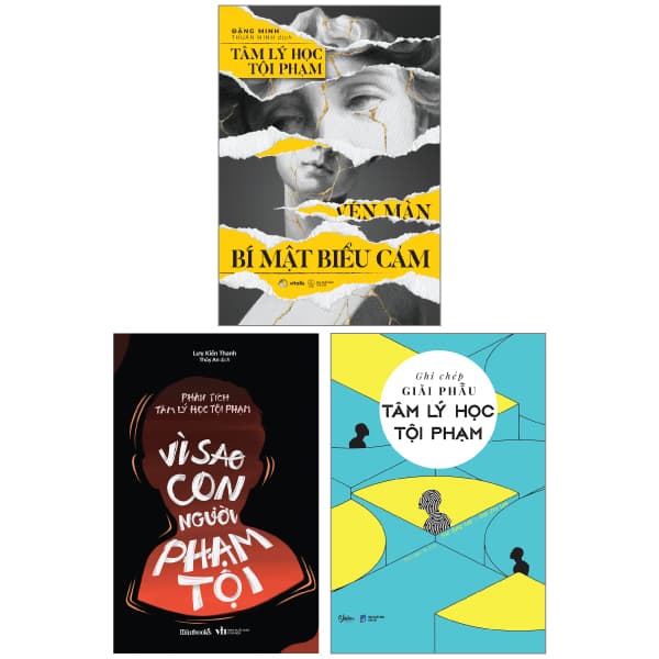 Sách Combo Sách Hay Về Tâm Lý Học Tội Phạm (Bộ 3 Cuốn) - Lưu Kiến Thanh