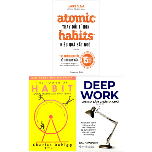 Sách Combo Sách Atomic Habits - Thay Đổi Tí Hon Hiệu Quả Bất Ngờ + The - James Clear