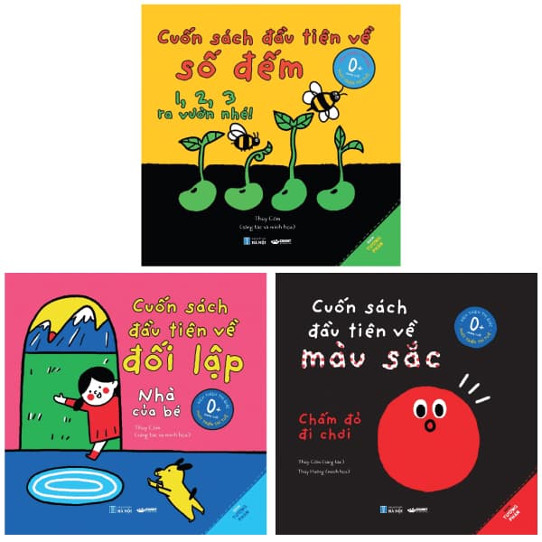 Sách Combo Sách Tương Phản - Cuốn Sách Đầu Tiên Về: Đối Lập + Số - Thùy Cốm